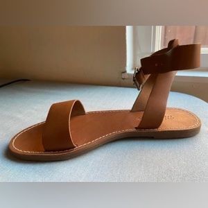 Madewell Boardwalk Ankle Strap Leather Sandals (size 8) - brand new in box